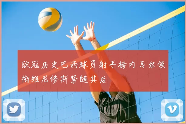 欧冠历史巴西球员射手榜内马尔领衔维尼修斯紧随其后